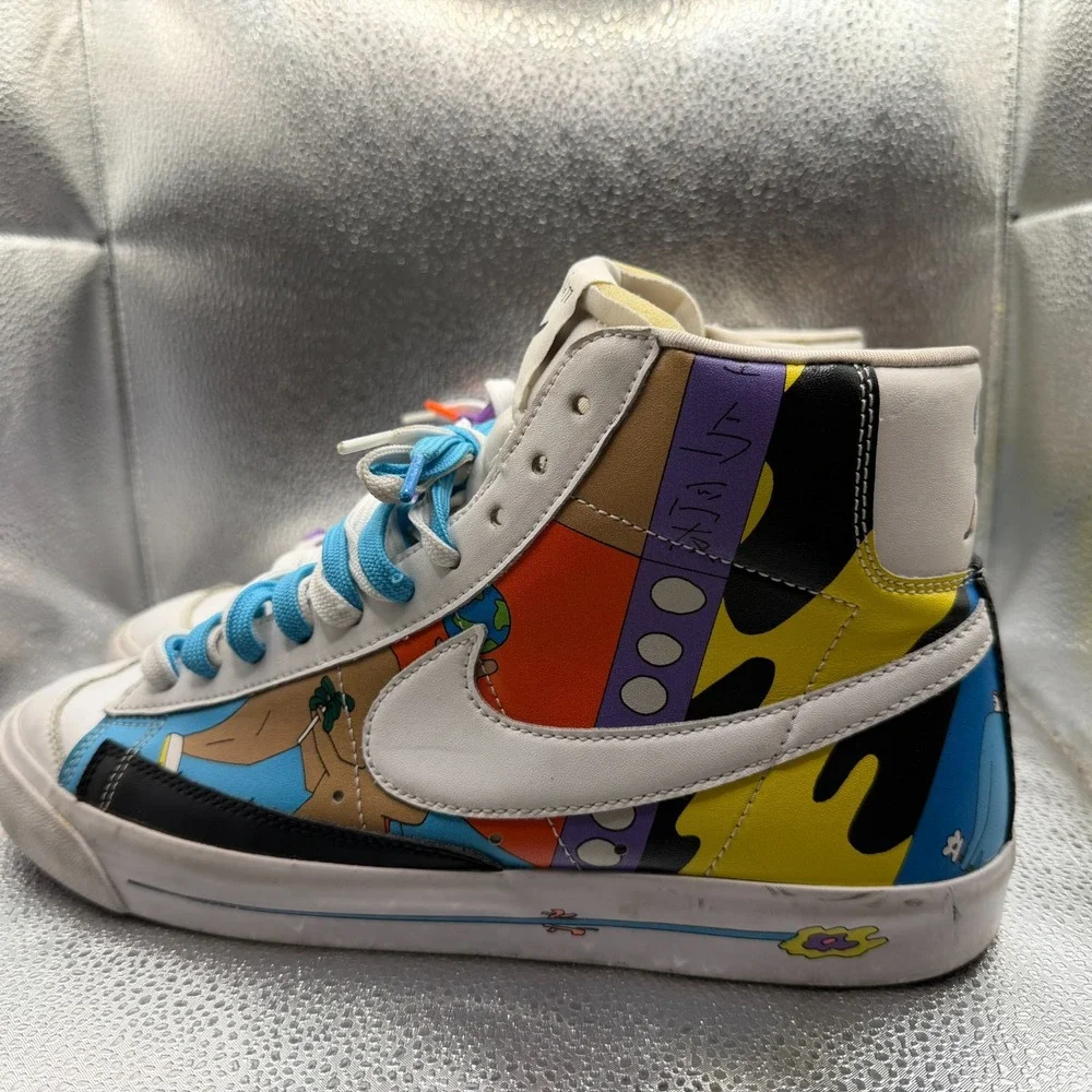 Size 10.5 Nike Flyleather Blazer Mid '77 QS 'Ruohan Wang' Mens Shoes CZ3775-900‎